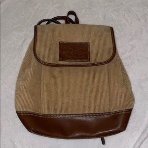 American Living corduroy backpack